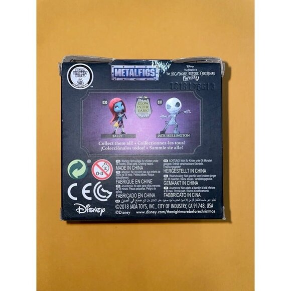 Nightmare Before Christmas Mini MetalFigs 2.5" “SALLY” Glow in the Dark - Picture 2 of 2